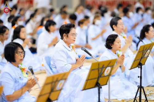 ภาพ No.121603:พิธีถวายภัตตาหารเป็นสังฆทาน แด่คณะพระธรรมยาตรา ปีที่ 12 วันที่ 31 มกราคม พ.ศ. 2567 ณ สภาธรรมกายสากล วัดพระธรรมกาย