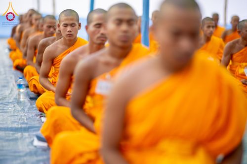 ภาพ No.131012:Photo Story ปฐมบรรพชาชาวพุทธมาร์มา Episode 4/5 วันที่ 13 กุมภาพันธ์พ.ศ. 2567 ณ วัดธัมจักร อรัญกุฏิ บังกลาเทศ