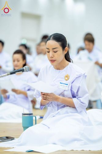 ภาพ No.221899:โครงการปฏิบัติธรรมอบรมศีลธรรม “บวชอุบาสิกาแก้ว” ถวายเป็นพระราชกุศลแด่พระบาทสมเด็จพระเจ้าอยู่หัว เนื่องในโอกาสมหามงคล “วันฉัตรมงคล”  ระหว่างวันที่ 2 – 4 พฤษภาคม 2568  ณ อาคาร 115 ปี คุณยายอาจารย์ฯ