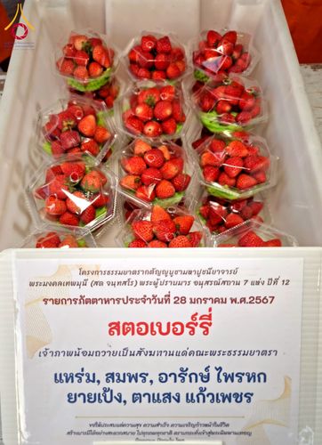 ภาพ No.119963:พิธีถวายภัตตาหารเป็นสังฆทาน แด่คณะพระธรรมยาตรา ปีที่ 12 วันที่ 28 มกราคม พ.ศ. 2567 ณ อนุสรณ์สถานบางปลา จ.นครปฐม