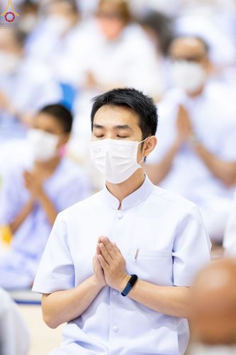 ภาพ No.85809:พิธีถวายคิลานเภสัชและอุปกรณ์การแพทย์ บูชาธรรมเนื่องในวันธรรมชัย วันที่ 19 สิงหาคม พ.ศ. 2566 ณ ห้องแก้วสารพัดนึก วัดพระธรรมกาย