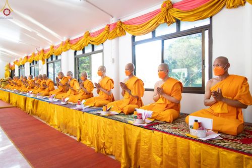 ภาพ No.66385:พิธีอุปสมบทวัดวรนายกรังสรรค์เจติยบรรพตาราม อ.บางปะหัน จ.พระนครศรีอยุธยา รับบุญจัดงานโดยศูนย์อบรมเยาวชนบางปะหัน และสำนักศรัทธาภิบาล เมื่อวันที่ 7 ธันวาคม พ.ศ. 2565