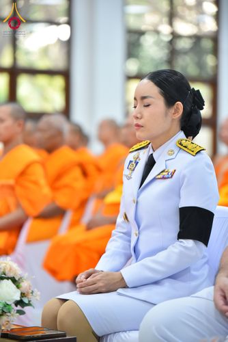 ภาพ No.280689:วันศุกร์ที่ 12 ธันวาคม พ.ศ.2568 พิธีบำเพ็ญกุศลปัญญาสมวาร (50 วัน) อุทิศถวายพระราชกุศลแด่ “พระพันปีหลวง” ณ วัดพระธรรมกาย