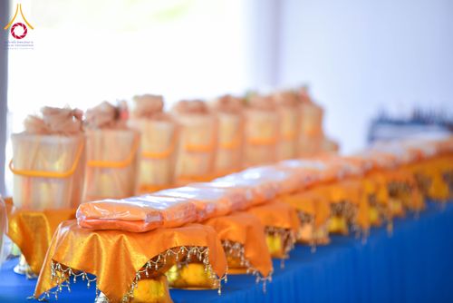 ภาพ No.313007:วันเสาร์ที่ 28 กุมภาพันธ์  พ.ศ. 2569 พิธีทอดผ้าป่าสามัคคีเพื่อสร้างอาคารที่พักสามเณร ณ ศูนย์ปฏิบัติธรรมสวนผึ้ง จ.ราชบุรี