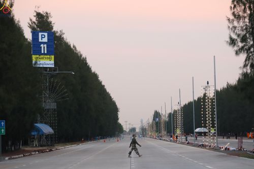 ภาพ No.320996:วันที่ 9 เมษายน พ.ศ.2569 การเตรียมงานจราจร เพื่องานถวายมหาสังฆทาน 40,000 กว่าวัดทั่วประเทศ วันคุ้มครองโลก 22 เมษายน พ.ศ.2569 วัดพระธรรมกาย