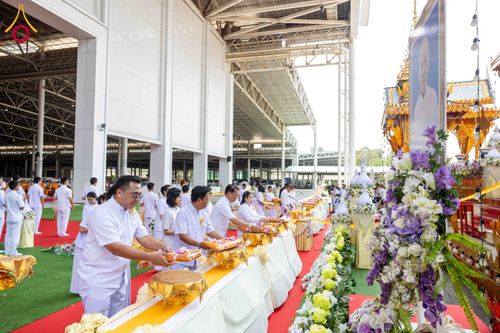 ภาพ No.316581:วันอาทิตย์ที่ 29 มีนาคม พ.ศ. 2569 พิธีทอดผ้าบังสุกุลและพิธีชำระร่าง โยมพ่อณรงค์ จินตมากุล  สิริอายุ 99 ปี 11 เดือน โยมบิดา พระครูปลัดรัตนวีรวัฒน์ (รังสฤษดิ์ อิทฺธิจินตโก) ที่ปรึกษาเจ้าคณะจังหวัดปทุมธานี เจ้าอาวาสวัดพระธรรมกาย  ณ ฌาปนสถานชั่วคราว ทางเข้า 