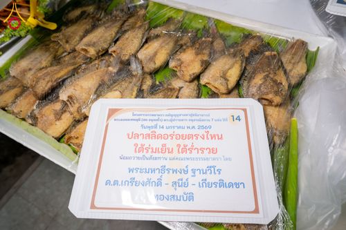 ภาพ No.293787:วันที่ 14 มกราคม พ.ศ. 2569  พิธีถวายภัตตาหารเป็นสังฆทาน แด่พระธรรมยาตรา  ณ วัดสองพี่น้อง ต.ต้นตาล อ.สองพี่น้อง จ.สุพรรณบุรี  ในโครงการธรรมยาตรา กตัญญูบูชา มหาปูชนียาจารย์  พระมงคลเทพมุนี(สด จนฺทสโร) พระผู้ปราบมาร  อนุสรณ์สถาน 7 แห่ง ปีที่ 14