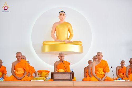 ภาพ No.327154:วันศุกร์ที่ 1 พฤษภาคม พ.ศ.2569 พิธีทอดผ้าป่า โปรยรัตนชาติ ตอกเสาเข็มมงคลต้นแรก สถาปนา “องค์พระเจดีย์เพื่อสร้างสันติภาพโลก” (แห่งแรกของภาคอีสาน) ณ ธุดงคสถานอำนาจเจริญ  อ.เมือง จ.อำนาจเจริญ