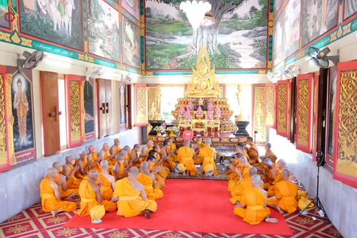 ภาพ No.66772:พิธีอุปสมบทวัดธัญญะผล อ.ลำลูกกา จ.ปทุมธานี รับบุญจัดงานโดยกอง AEC สำนักต่างประเทศ เมื่อวันที่ 7 ธันวาคม พ.ศ. 2565