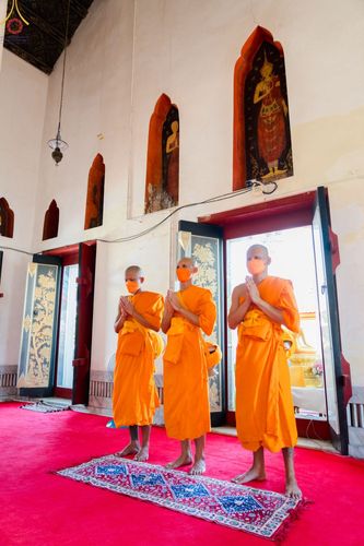 ภาพ No.65829:พิธีอุปสมบทวัดโปรดเกศเชษฐาราม อ.พระประแดง จ.สมุทรปราการ รับบุญจัดงานโดยสำนักพัฒนาเยาวชนโลก ในโครงการอุปสมบทบูชาธรรม มหาปูชนียาจารย์ประจำปี 2565 เมื่อวันที่ 7 ธันวาคม พ.ศ. 2565