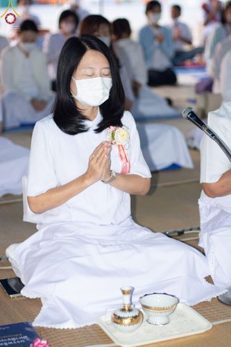 ภาพ No.73844:พิธีถวายภัตตาหารเป็นสังฆทาน แด่คณะพระธรรมยาตราฯ ในโครงการธรรมยาตรากตัญญูบูชา มหาปูชนียาจารย์ พระมงคลเทพมุนี(สด จนฺทสโร) พระผู้ปราบมาร อนุสรณ์สถาน 7 แห่ง ปีที่ 11 วันที่ 23 มกราคม พ.ศ. 2566