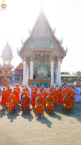 ภาพ No.66272:พิธีอุปสมบทวัดแพรก อ.บางกรวย จังหวัดนนทบุรี รับบุญจัดงานโดยสำนักต่างประเทศ เมื่อวันที่ 7 ธันวาคม พ.ศ. 2565