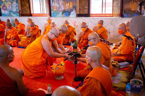 ภาพ No.66927:พิธีอุปสมบท วัดบางโฉลงใน จ.สมุทรปราการ รับบุญจัดงานโดย สำนักกัลยาณมิตรสากล เมื่อวันที่ 7 ธันวาคม พ.ศ. 2565