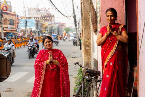 ภาพ No.317120:วันเสาร์ที่ 28 มีนาคม พ.ศ.2569 ธรรมยาตราจาริก ณ ซุ้มประตูลุมพินีเกต(Lumbini Gate) ประเทศเนปาล