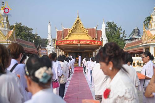 ภาพ No.300810:วันที่ 22 มกราคม พ.ศ. 2569 พิธีทอดผ้าป่าทำนุบำรุงศาสนสถาน ณ วัดบางปลา อ.บางเลน จ.นครปฐม ในโครงการธรรมยาตรา กตัญญูบูชา มหาปูชนียาจารย์ พระมงคลเทพมุนี(สด จนฺทสโร) พระผู้ปราบมาร อนุสรณ์สถาน 7 แห่ง ปีที่ 14