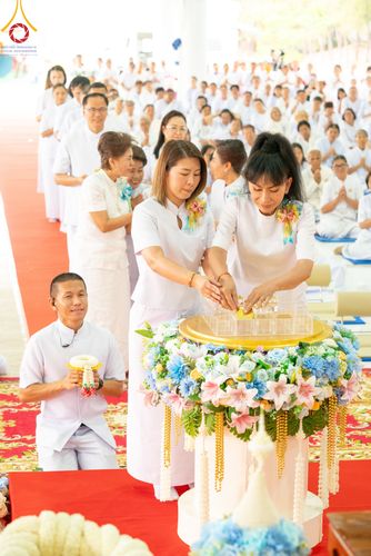 ภาพ No.310986:วันอาทิตย์ที่ 22 กุมภาพันธ์ พ.ศ. 2569 พิธีประดิษฐานพระประธาน “พระธรรมกาย” ณ ธุดงคสถานอำนาจเจริญ จังหวัดอำนาจเจริญ