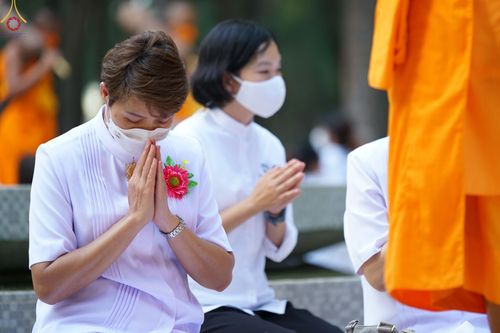 ภาพ No.70748:พิธีต้อนรับพระธรรมยาตรา ในโครงการธรรมยาตรากตัญญูบูชา มหาปูชนียาจารย์ พระมงคลเทพมุนี(สด จนฺทสโร) พระผู้ปราบมาร อนุสรณ์สถาน 7 แห่ง ปีที่ 11 วันที่ 14 มกราคม พ.ศ. 2566 ณ อนุสรณ์สถานลำดับที่ 3 สถานที่เกิดในเพศสมณะ วัดสองพี่น้อง อ.สองพี่น้อง จ.สุพรรณบุรี