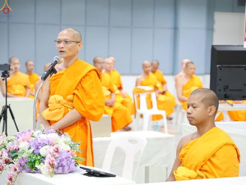 ภาพ No.319256:วันที่ 5 เมษายน พ.ศ.2569 ประชุมทีมงานลงทะเบียนพระสังฆาธิการ เพื่อพิธีถวายมหาสังฆทาน 40,000 กว่าวัดทั่วประเทศ จัดโดย กองต้อนรับพระกัลยาณมิตร วัดพระธรรมกาย