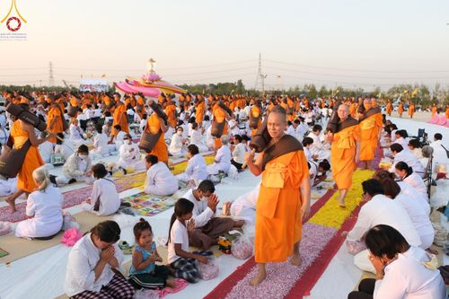 ภาพ No.116725:พิธีต้อนรับพระธรรมยาตรา ปีที่ 12 ณ อนุสรณ์สถานบางปลา จ.นครปฐม วันที่ 21 มกราคม พ.ศ. 2567