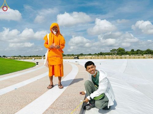 ภาพ No.211245:วันเสาร์ที่ 15 มีนาคม พ.ศ. 2568  การเตรียมงานของเจ้าหน้าที่ เพื่องานฉลองปทุมเจดีย์ ณ ศูนย์อบรมเยาวชนปัตตานี