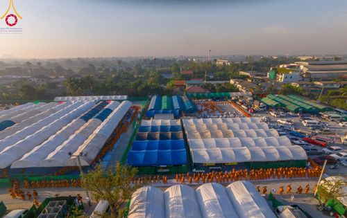 ภาพ No.109282:พิธีถวายภัตตาหารเป็นสังฆทาน แด่คณะพระธรรมยาตราฯ วันที่ 10 มกราคม พ.ศ. 2567 ณ อนุสรณ์สถานคลองบางนางแท่น อ.สามพราน จ.นครปฐม