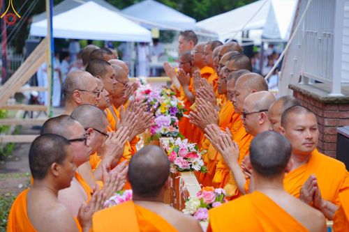 ภาพ No.144868:พิธีประดิษฐานลูกนิมิตมหาสมบัติ ผูกสีมาสถาปนาอุโบสถ บูชาธรรม ๘๐ ปี หลวงพ่อธัมมชโย วันอาทิตย์ที่ ๓๐ มิถุนายน พ.ศ. ๒๕๖๗ วัดพระธรรมกายนิวเจอร์ซี ประเทศสหรัฐอเมริกา