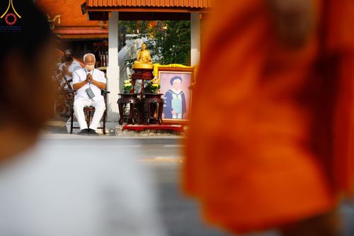 ภาพ No.120174:พิธีต้อนรับพระธรรมยาตรา ในโครงการธรรมยาตรา กตัญญูบูชา มหาปูชนียาจารย์ พระมงคลเทพมุนี(สด จนฺทสโร) พระผู้ปราบมาร อนุสรณ์สถาน 7 แห่ง ปีที่ 12 วันที่ 28 มกราคม พ.ศ. 2567 ณ วัดพระธรรมกาย จ.ปทุมธานี