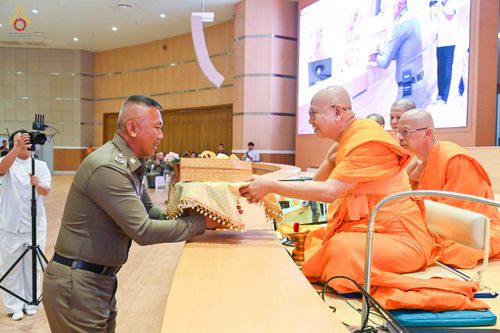 ภาพ No.340324:วันที่ 23 กรกฎาคม พ.ศ. 2569 พิธีเปิดโครงการพัฒนาคุณธรรม จริยธรรม สำหรับนักเรียนนายสิบตำรวจ (นสต.) รุ่นที่ 17 ศูนย์ฝึกอบรมตำรวจภูธรภาค 1 ระหว่างวันที่ 23-27 กรกฏาคม 2569 ( 5 วัน 4 คืน) ณ ศูนย์ปฏิบัติธรรมเวิล์ดพีช วัลเล่ย์ (World Peace Valley) เขาใหญ่  ต.ห