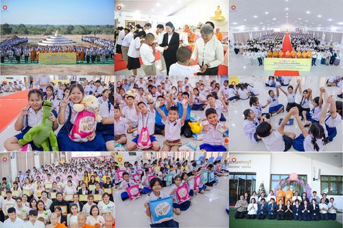 ภาพ No.282017:วันศุกร์ที่ 19 ธันวาคม พ.ศ. 2568 พิธีมอบโล่และใบประกาศเกียรติคุณ โครงการเจริญพระพุทธมนต์ธัมมจักกัปปวัตตนสูตร และวันรวมพลังเด็กดีV-Star ดาวแห่งความดี ผู้นำฟื้นฟูศีลธรรมโลกจังหวัดสระบุรี ณ ศูนย์ปฏิบัติธรรมสระบุรี