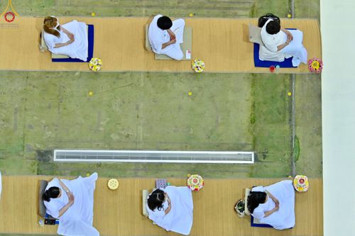 ภาพ No.77743:พิธีหล่อพระบรมพุทธเจ้า ทิศตะวันตก  วันอาทิตย์ที่ 19 มีนาคม พ.ศ. 2566 ณ วัดพระธรรมกาย จ.ปทุมธานี