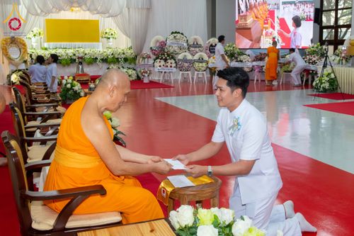 ภาพ No.314893:วันอาทิตย์ที่ 22 มีนาคม พ.ศ. 2569 พิธีบำเพ็ญกุศล คุณพ่อณรงค์ จินตมากุล  สิริอายุ 99 ปี 11 เดือน โยมบิดา พระครูปลัดรัตนวีรวัฒน์ (รังสฤษดิ์ อิทฺธิจินตโก) ที่ปรึกษาเจ้าคณะจังหวัดปทุมธานี เจ้าอาวาสวัดพระธรรมกาย  ณ ห้องปลูกศรัทธา 2 วัดพระธรรมกาย ปทุมธานี