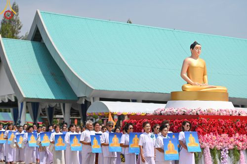 ภาพ No.310919:วันอาทิตย์ที่ 22 กุมภาพันธ์ พ.ศ. 2569 พิธีประดิษฐานพระประธาน “พระธรรมกาย” ณ ธุดงคสถานอำนาจเจริญ จังหวัดอำนาจเจริญ