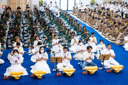 พิธีทอดผ้าป่าทำนุบำรุงศาสนสถาน ณ วัดบัวแก้วเกษร ต.ระแหง อ.ลาดหลุมแก้ว จ.ปทุมธานี วันที่ 17 มกราคม พ.ศ. 2567