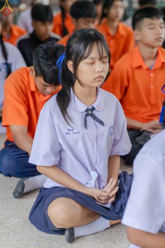 ภาพ No.87723:โครงการสมาธิเพื่อสันติภาพโลก  ธุดงค์สถานปราจีนบุรี โรงเรียนเทศบาล ๓ (วัดแก้วพิจิตร) ต.หน้าเมือง อ.เมือง จ.ปราจีนบุรี วันที่ 13 กันยายน พ.ศ. 2566