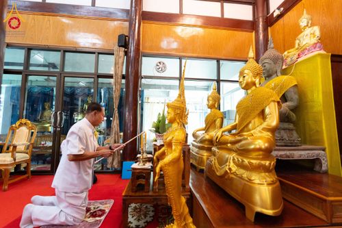 ภาพ No.161291:พิธีบำเพ็ญกุศลอุทิศถวายแด่ พระเดชพระคุณพระพรหมโมลี (อดีตเจ้าคณะจังหวัดสิงห์บุรี) , อดีตเจ้าอาวาสทุกรูป และ พิธีทอดผ้าป่าบำรุงวัด บำรุงโรงเรียน  ณ วัดกลางธนรินทร์ ต.บ้านแป้ง อ.พรหมบุรี จ.สิงห์บุรี วันเสาร์ที่ 5 ตุลาคม พ.ศ. 2567