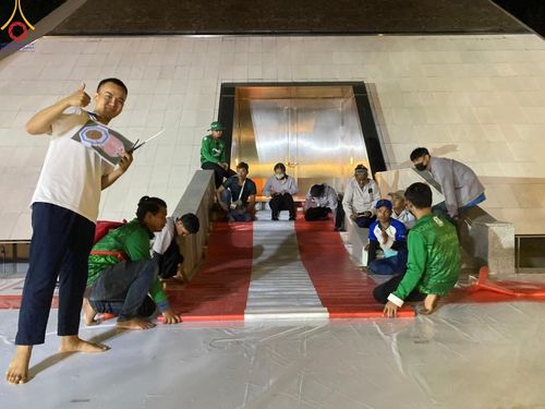 ภาพ No.108229:V.5 ทุ่มพลัง การเตรียมงาน เก็บงาน การรับบุญของเจ้าหน้าที่หน่วยงานต่างๆ เพื่อโครงการธรรมยาตรา กตัญญูบูชามหาปูชนียาจารย์ พระมงคลเทพมุนี (สด จนฺทสโร) พระผู้ปราบมาร อนุสรณ์สถาน 7 แห่ง ปีที่ 12 ระหว่างวันที่ 2 - 31 มกราคม พ.ศ. 2567