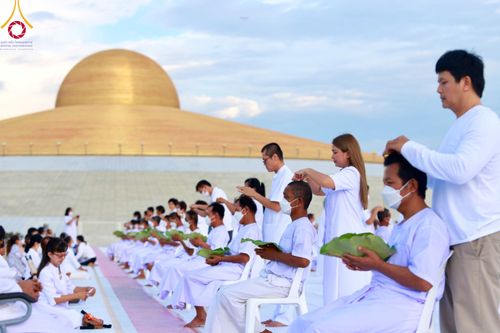 ภาพ No.99901:พิธีปลงผมธรรมทายาท โครงการอุปสมบทบูชาธรรมมหาปูชนียาจารย์ พ.ศ. 2566 ณ ลานธรรม มหาวิหารคด 8-9 ศูนย์อบรมวัดพระธรรมกาย วันอาทิตย์ที่ 3 ธันวาคม พ.ศ. 2566