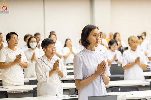 ภาพ No.63391:การสัมมนา World Peace Inner Peace : Lord Buddha 's Social Doctrine to resolve Global Issues ณ อาคาร 100 ปี คุณยายอาจารย์ฯ วัดพระธรรมกาย วันพฤหัสบดี ที่ 25 เมษายน พ.ศ. 2567