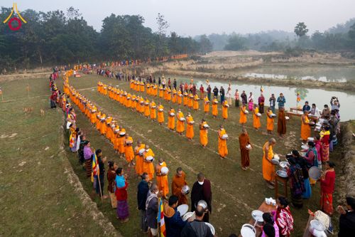 ภาพ No.130940:Photo Story ปฐมบรรพชาชาวพุทธมาร์มา Episode 4/5 วันที่ 13 กุมภาพันธ์พ.ศ. 2567 ณ วัดธัมจักร อรัญกุฏิ บังกลาเทศ