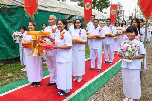 ภาพ No.100510:พิธีทอดกฐินสามัคคี สร้างหอฉันคุณยายอาจารย์ มหารัตนอุบาสิกา จันทร์ ขนนกยูง ณ ศูนย์ปฏิบัติธรรมนานาชาติสะเดา จ.สงขลา วันที่ 25 พฤศจิกายน พ.ศ. 2566