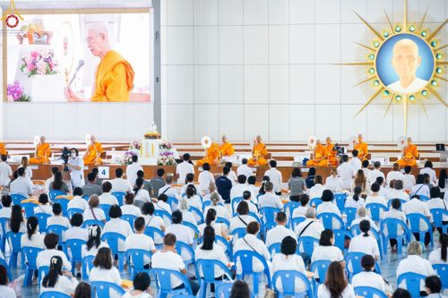 ภาพ No.85630:พิธีบุพเปตพลีครั้งที่ 138 ร่วมอุทิศบุญแด่หมู่ญาติที่ล่วงลับไปแล้ว และสืบทอดอายุพระพุทธศาสนา วันพุธที่ 16 สิงหาคม พ.ศ. 2566 (วันพระแรม 15 ค่ำ เดือน 8-8 ณ หอฉันคุณยายอาจารย์ฯ วัดพระธรรมกาย