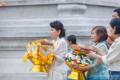 ภาพ No.166213:พิธีทอดกฐิน ณ วัดเจริญธรรมนิมิตร จ.ราชบุรี ในโครงการกฐินสามัคคีทั่วไทย 30,000 วัด บูชาธรรม 80 ปี หลวงพ่อธัมมชโย โดยคณะศิษยานุศิษย์วัดพระธรรมกาย วันที่ 20 ตุลาคม พ.ศ. 2567