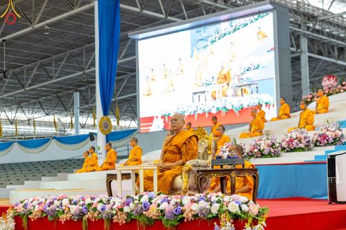 ภาพ No.85471:พิธีมุทิตาสักการะ พระราชาคณะ และพระครูสัญญาบัตร วันอาทิตย์ที่ 30 กรกฎาคม พ.ศ. 2566  ณ สภาธรรมกายสากล วัดพระธรรมกาย