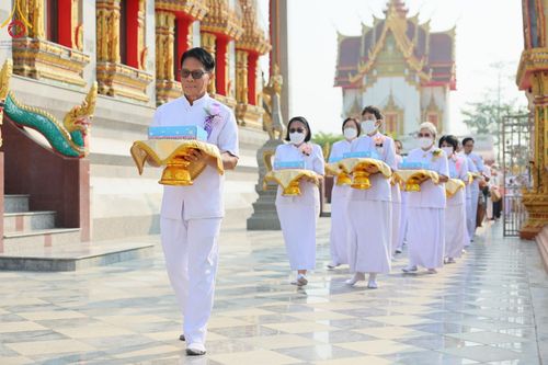 ภาพ No.111442:พิธีทอดผ้าป่าทำนุบำรุงศาสนสถาน ณ วัดตรีพาราสีมาเขต ต.สามเมือง อ.ลาดบัวหลวง จ.พระนครศรีอยุธยา วันที่ 13 มกราคม พ.ศ. 2567