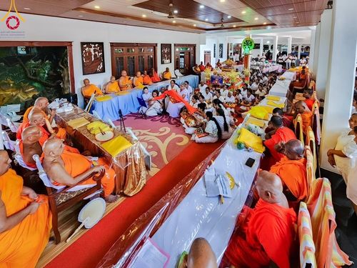 วัดพระธรรมกาย ร่วมบุญกฐินศรีลังกา ณ วัดศรีคุณเซการ่ารามายะ มาตาเล วันที่ 20 พฤศจิกายน พ.ศ. 2566