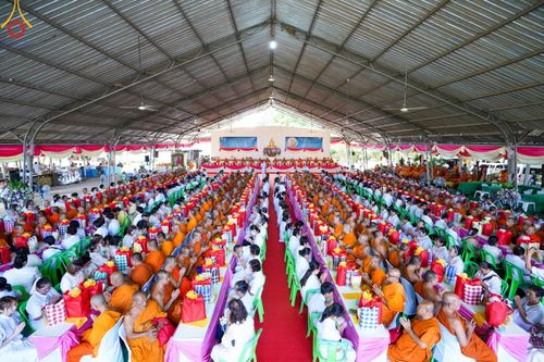 พิธีถวายมหาสังฆทานแด่พระภิกษุสงฆ์จำนวน 400 รูป ปีที่ 20 ณ ศูนย์อบรมเยาวชนผาสุกวนิช จ.ราชบุรี วันเสาร์ที่ 31 สิงหาคม พ.ศ. 2567