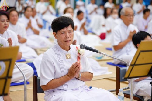 ภาพ No.127801:พิธีถวายภัตตาหารเป็นสังฆทาน แด่คณะพระธรรมยาตราฯ ในโครงการธรรมยาตราอัญเชิญพระบรมสารีริกธาตุ ประดิษฐาน ณ มหารัตนเจดีย์สิริปทุมสวรรค์ อ.บางกล่ำ จ.สงขลา วันที่ 9 มีนาคม พ.ศ. 2567