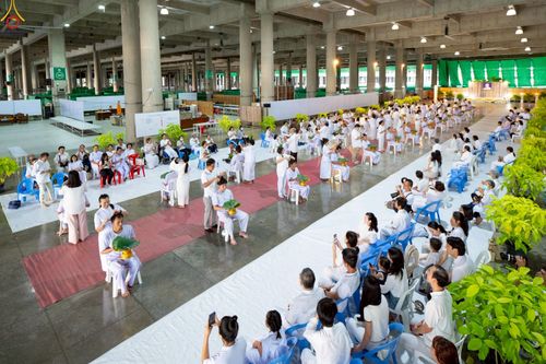 ภาพ No.242924:วันที่ 31 สิงหาคม พ.ศ. 2568 พิธีตัดปอยผมและปลงผม โครงการอุปสมบทหมู่บูชาธรรม ครบรอบ 108 ปี วันครูผู้ค้นพบวิชชาธรรมกาย ณ วัดพระธรรมกาย