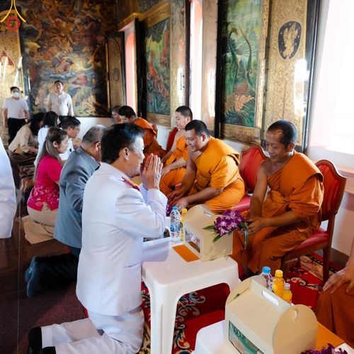 ภาพ No.124032:ผู้รักษาการแทนเจ้าอาวาสวัดมหาจุฬาลงกรณราชูทิศ เมตตาแต่งตั้งให้   “พระมหารณภพ โชติลาโภ” เจ้าอาวาสวัดพระธรรมกายลอนดอน ประเทศอังกฤษ ดำรงตำแหน่งฐานานุกรม ที่ “พระครูวินัยธร” ณ พระอุโบสถกลางน้ำ วัดมหาจุฬาลงกรณราชูทิศ