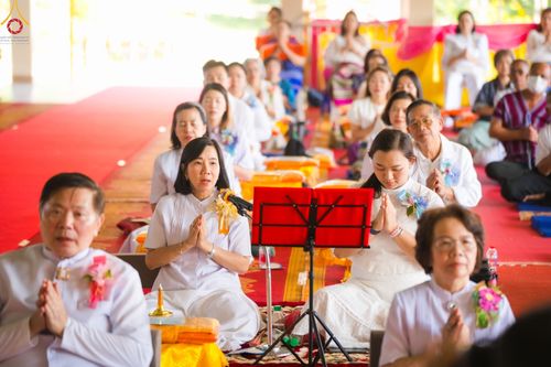 ภาพ No.94129:พิธีทอดกฐิน เพื่อสร้างกำแพงแก้วรอบวัด ณ วัดทุ่งเจริญธรรม อ.อมก๋อย จ.เชียงใหม่ วันที่ 10 พฤศจิกายน พ.ศ. 2566